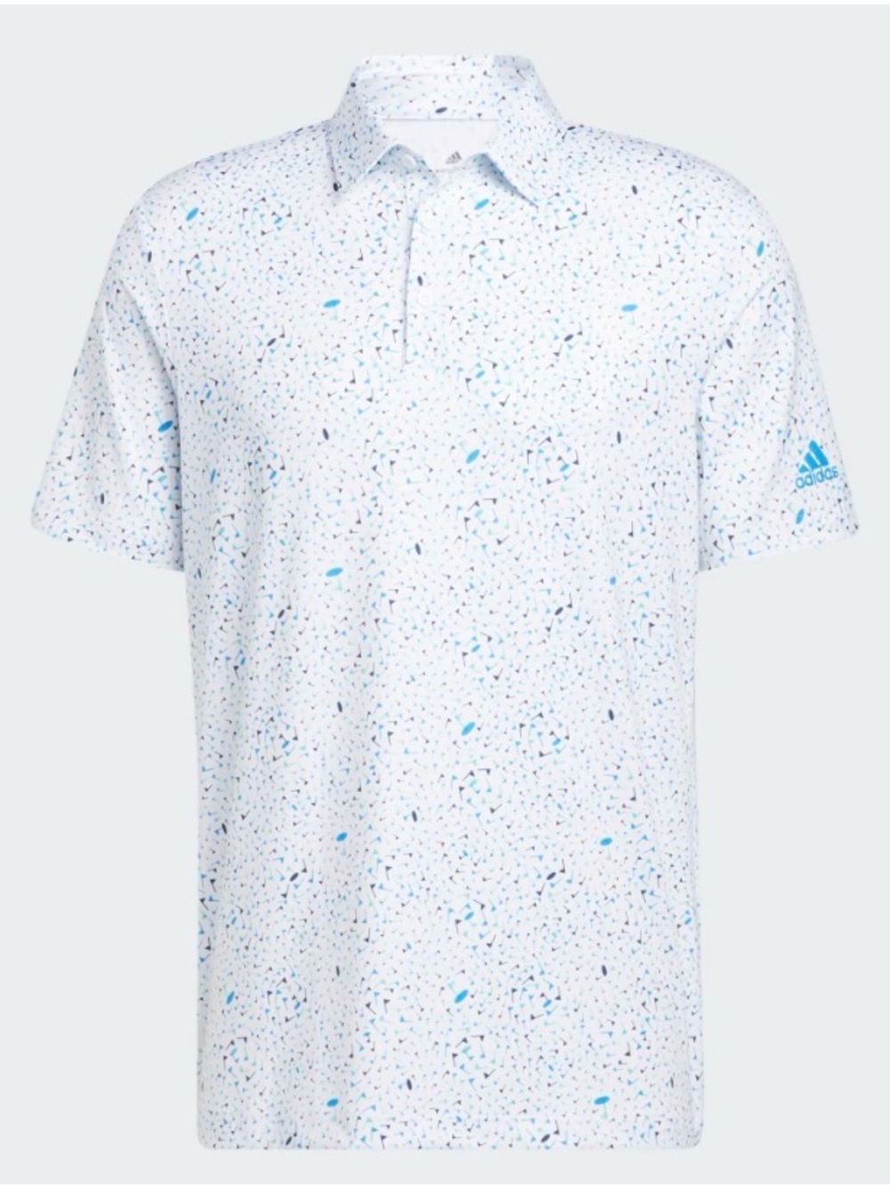 Adidas Polo shirt made with Parley Ocean Plastic golf print